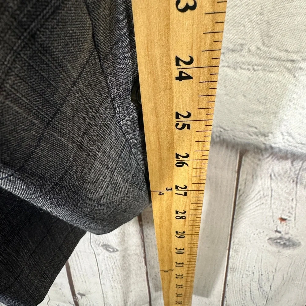 Ralph Ralph Lauren Mens 50L Grey Glen Plaid Wool Blend Blazer‎ Sport Coat Jacket